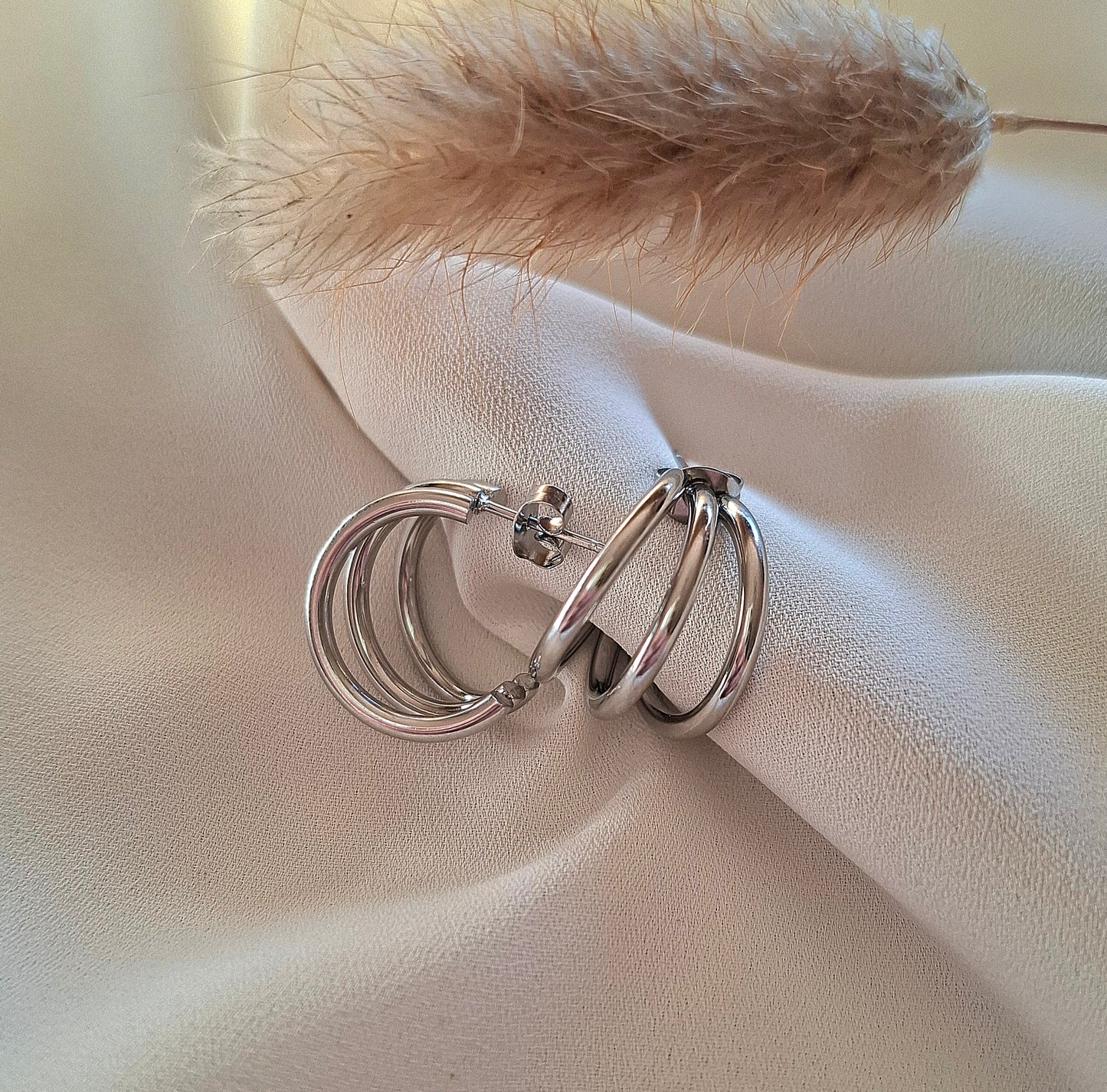 Nellie, boucles d'oreilles créoles