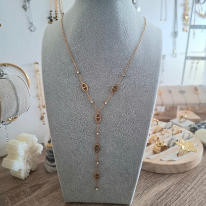 Collier "Y" Élégance