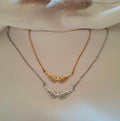 Angele, collier ailes d'ange - Larivieradoree 