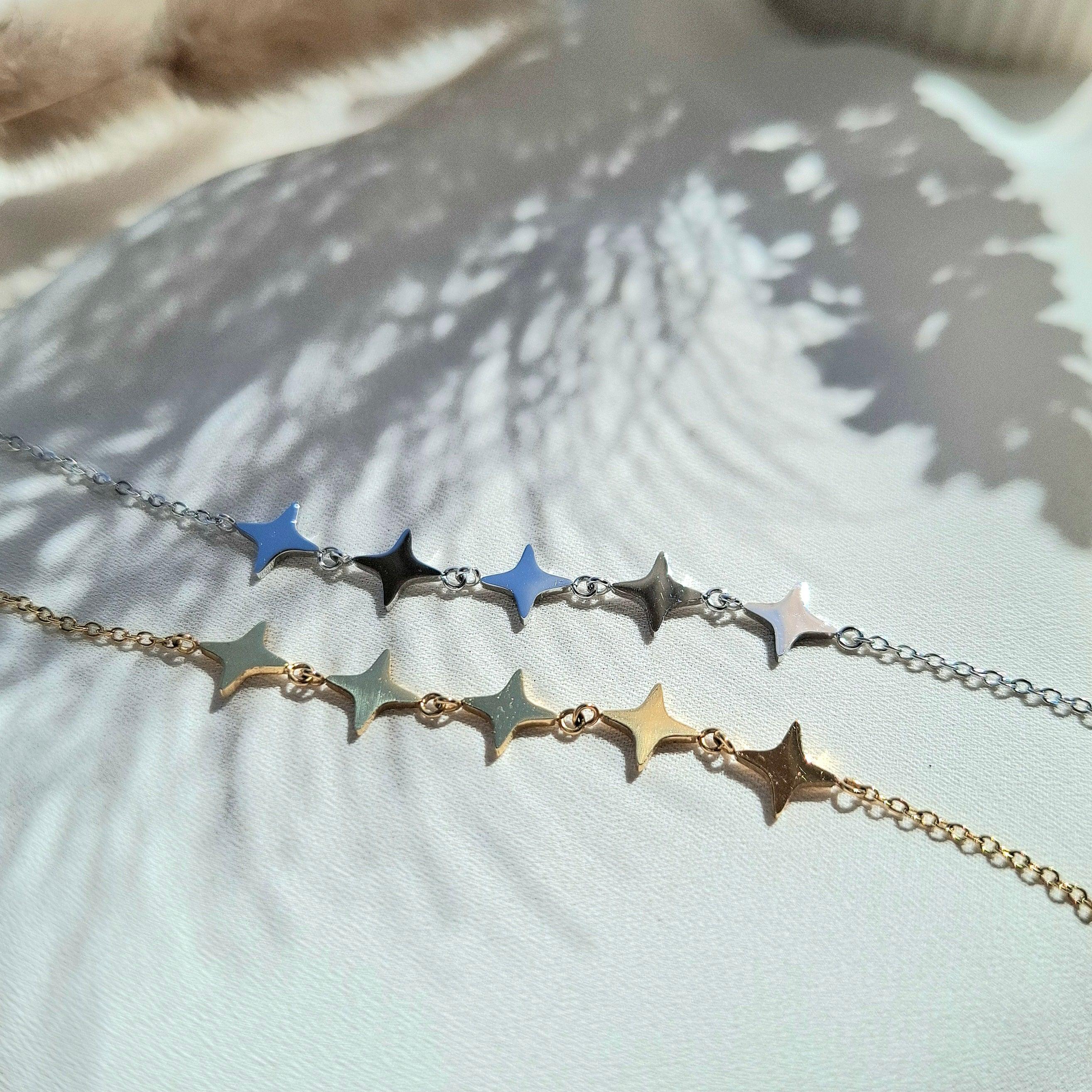 Collier Étoiles Annabelle - Larivieradoree 