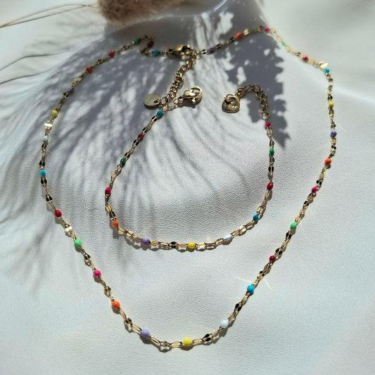 Duo collier/bracelet Alison - Larivieradoree 