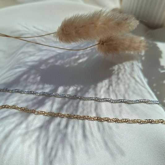 Bracelet chaîne Hélia - Larivieradoree 