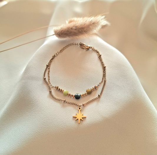 Alma bracelet double rang