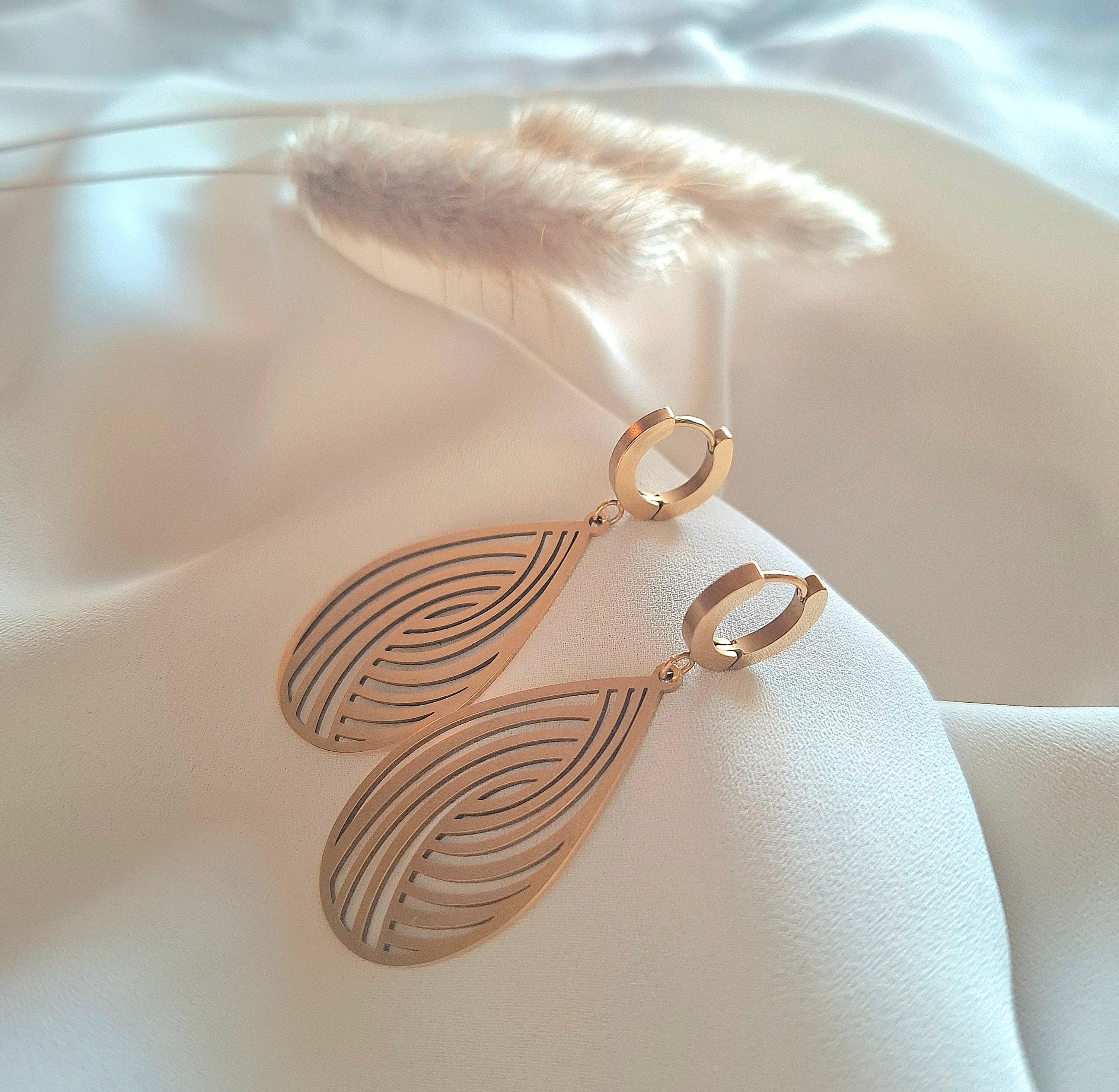 Boucles d'oreilles Céleste - Larivieradoree 